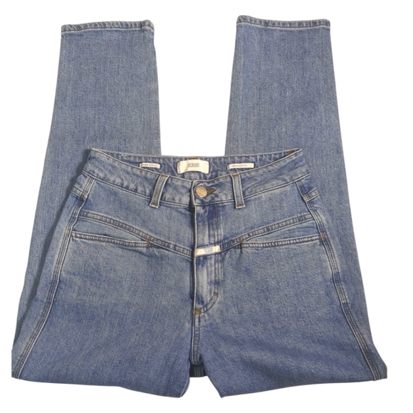 Closed Jeans High Waisted Pedal Pusher Cropped Jeans Sz 40/US 6 Ret$359 - Picture 10 of 13